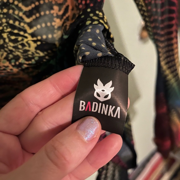 Badinka rainbow dot mesh bodysuit - Picture 4 of 4